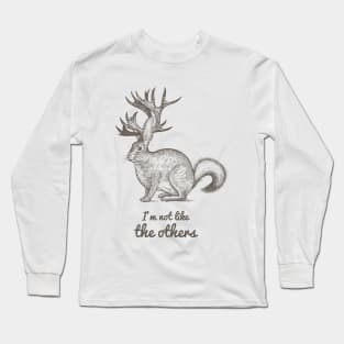 Unusual Deer Rabbet Racoon Animal Long Sleeve T-Shirt